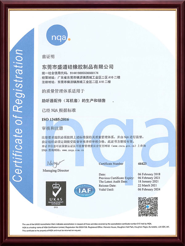 13485 System Certificate 2022
